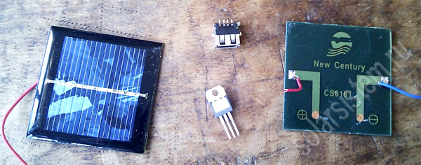 Стабилизатор для солнечной USB-зарядки